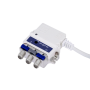 Micro Amplificador de interior 5G, 1 salida. G:21dB, Salida 114dBuV. Incluye conector F ya insertado