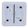 Panel táctil para interruptor Lightcore simple o conmutable. LightSwitch SoloButton Black. AJAX