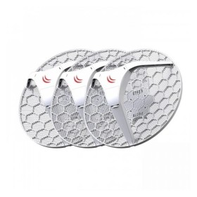 CPE exterior MikroTik LHG 5 PACK 3 - 5 GHz, 802.11a/n, antena 24.5 dBi, PoE, 100 Mbps - RBLHG5kit