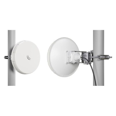 CPE inalámbrico MikroTik Wireless Wire nRAY - Kit 60 GHz, 2 Gbps, 1500 m, PoE, Gigabit - nRAYG-60adpair