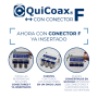Derivador 2 salidas DQCF 224 EKSelans para SAT, MATV y DC 5-2400 MHz, atenuación 24dB