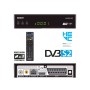 Receptor satélite compacto PICCOLLINO S2 Edision DVB-S2 H.265 con lector de tarjetas