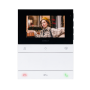 Video portero color, Sistema 2 hilos Simplebus2. Placa Quadra + monitor Chronos  CR7721 Handfree