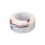 Cable coaxial acero cobreado 6,8mm. Conductor interno CCS 1,1mm. Atenuación 19,8/32,50dB (862/2150MHz)