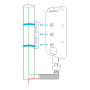 Switch POE de exterior 8 RJ45 Gigabit PoE + 2 SFP Uplink Port Gigabit