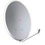 Antena parabólica de 82x75cms tipo Offset. Acero galvanizado recubierto de poliester. Embalaje individual.