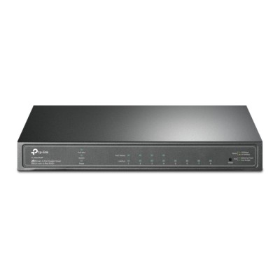 Switch gestionable Omada SG2008P - 8 Gigabit, 4 PoE+, 62W, VLAN, Routing L3, Fanless