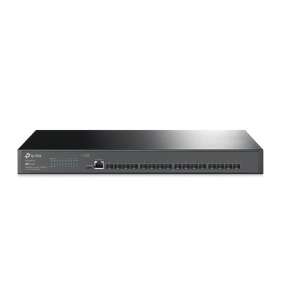 Switch Gestionable OMADA de 16 SFP+ (10Gb), 1 puerto de consola RJ45, L2/L2+, para rack 19"