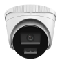 Cámara IP turret HiWatch HWI-T249HAA-LU - 4MP, Lente 2.8 mm, ColorVu 3.0, Micrófono, PoE, IP67. Blanco