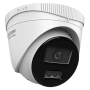 Cámara IP turret HiWatch HWI-T249HAA-LU - 4MP, Lente 2.8 mm, ColorVu 3.0, Micrófono, PoE, IP67. Blanco
