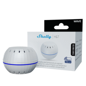 Detector temperatura y humedad Shelly Wave H&T - interior, Z-Wave