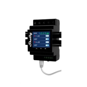 Relé inteligente Shelly Pro 4PM - 4 canales, 16A, medición, DIN, WiFi, LAN, Bluetooth