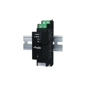 Controlador persianas Shelly Wave Pro Shutter - 2 canales, 16A, medición, DIN, Z-Wave