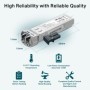Módulo SFP Gigabit Monomodo 10G, conector Dual LC. Hasta 10Km, Longitud de onda 1310nm