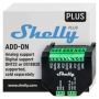 Módulo expansión Shelly Plus AddOn - DS18B20/DHT22, entradas analógicas/digitales, 0-10 V