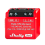Relé inteligente Shelly 1PM Mini Gen3 - un canal, medición consumo, 8A, WiFi, Bluetooth